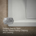 KOHLER K-1835-GH Underscore 72" x 36" drop-in Heated BubbleMassage air bath, ice grey - view 5
