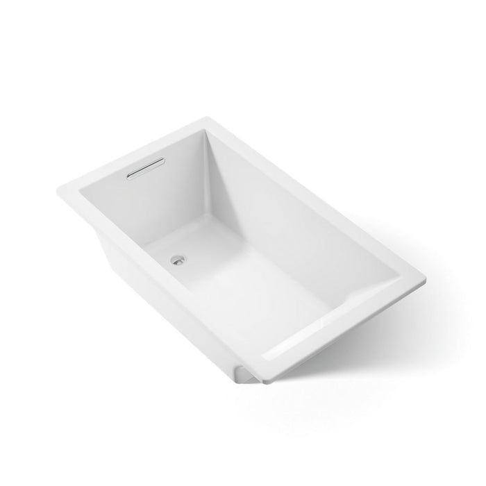 KOHLER K-1848 Underscore 60" x 36" drop-in bath, white - view 5