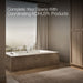 KOHLER K-1848-W1 Underscore 60" x 36" drop-in bath with Bask heated surface, biscuit - view 2