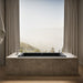 KOHLER K-1848-W1 Underscore 60" x 36" drop-in bath with Bask heated surface, black black - view 3