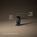 3/4 view of product with dimensions