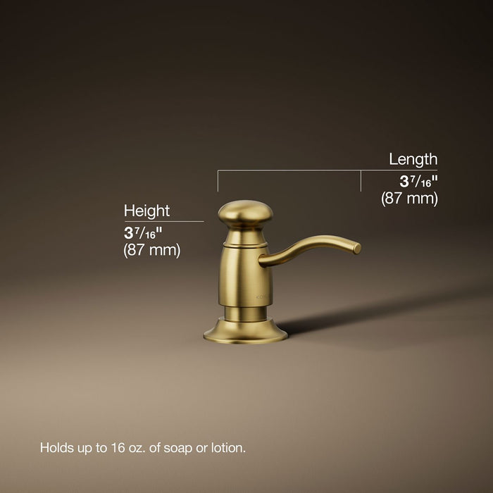 3/4 view of product with dimensions