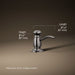 3/4 view of product with dimensions