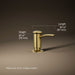 3/4 view of product with dimensions