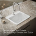 KOHLER KOHLER K-19017-1 Glen Falls 25" top-/undermount single-bowl utility sink