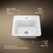 KOHLER KOHLER K-19017-1 Glen Falls 25" top-/undermount single-bowl utility sink
