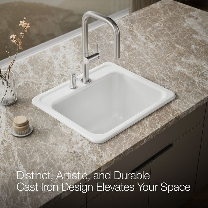 KOHLER Glen Falls 25" top-/undermount single-bowl utility sink