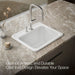 KOHLER Glen Falls 25" top-/undermount single-bowl utility sink
