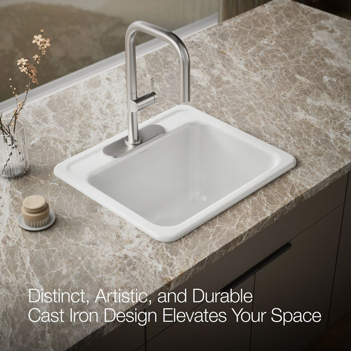 KOHLER Glen Falls 25" top-/undermount single-bowl utility sink