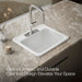 KOHLER Glen Falls 25" top-/undermount single-bowl utility sink