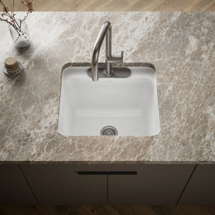 KOHLER K-19017-3 Glen Falls 25" top-/undermount single-bowl utility sink