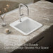 KOHLER Park Falls 21" top-/undermount single-bowl utility sink