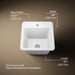 KOHLER Park Falls 21" top-/undermount single-bowl utility sink