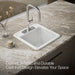 KOHLER Park Falls 21" top-/undermount single-bowl utility sink
