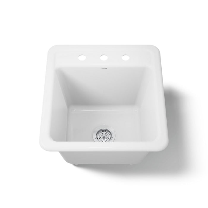KOHLER Park Falls 21" top-/undermount single-bowl utility sink