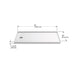 KOHLER K-1937 Ballast 60" x 32" Alcove Shower Base, Left Drain