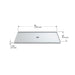 KOHLER K-1938 Ballast 66" x 36" Alcove Shower Base, Center Drain
