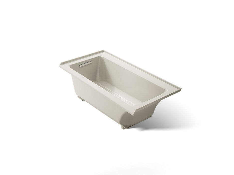 KOHLER K-1946-L Archer 60" x 30" alcove bath, left drain, biscuit