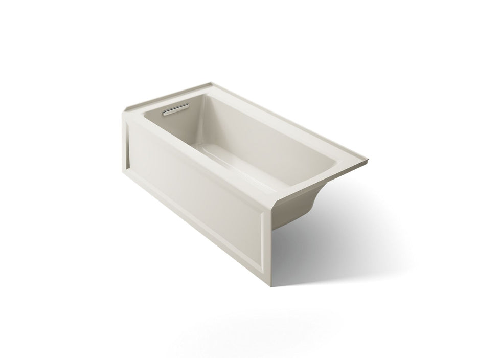 KOHLER Archer 60" x 30" alcove bath, left drain