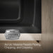 KOHLER K-1946-LW Archer 60" x 30" alcove bath with Bask heated surface, left drain, black black - view 3