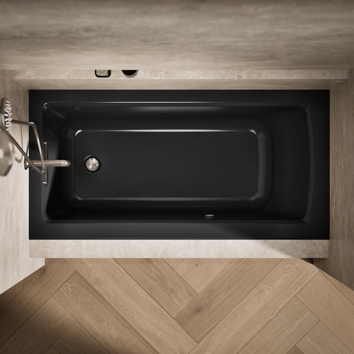 KOHLER K-1946-LW Archer 60" x 30" alcove bath with Bask heated surface, left drain, black black - view 5