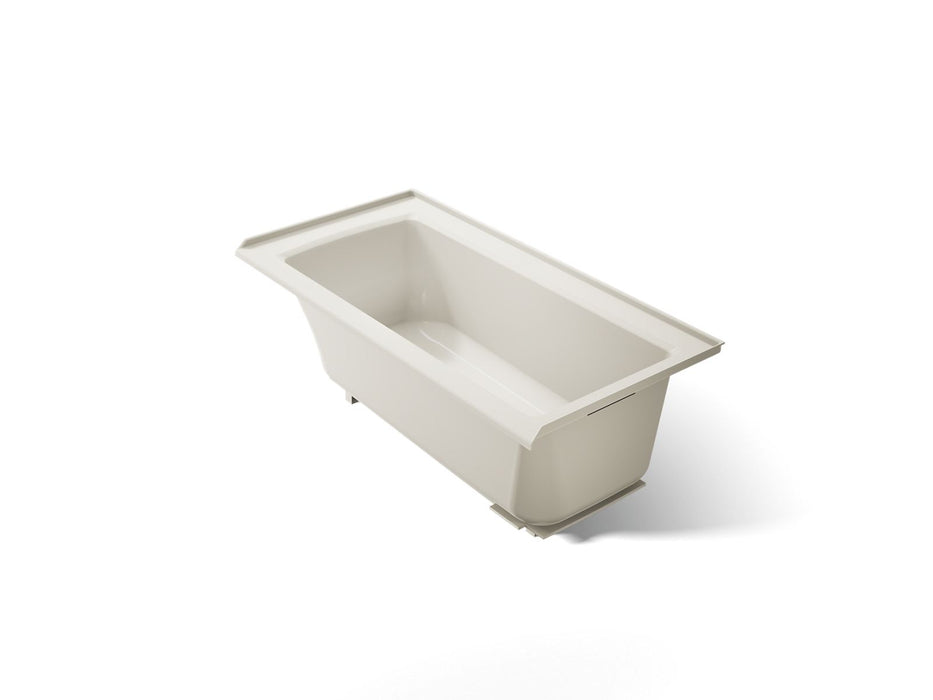KOHLER K-1946-R Archer 60" x 30" alcove bath, right drain, biscuit