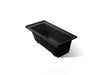 KOHLER K-1946-R Archer 60" x 30" alcove bath, right drain, black black