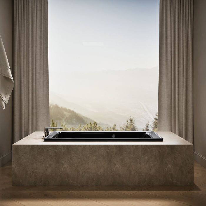 KOHLER K-1946-W1 Archer 60" x 30" drop-in bath with Bask heated surface