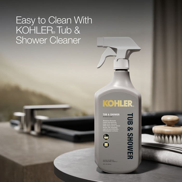 KOHLER K-1946-W1 Archer 60" x 30" drop-in bath with Bask heated surface