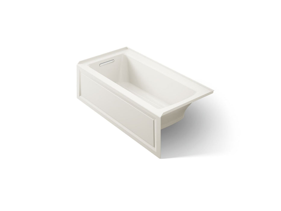 KOHLER Archer 60" x 30" alcove Heated BubbleMassage air bath, left drain