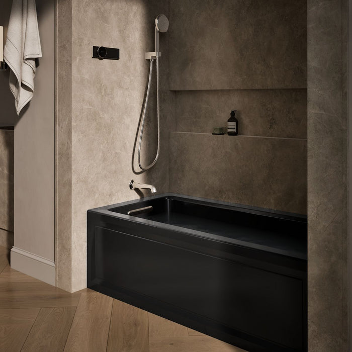 KOHLER Archer 60" x 30" alcove Heated BubbleMassage air bath, left drain