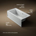 KOHLER K-1947-GHLAW Archer 60" x 30" integral apron Heated BubbleMassage air bath with Bask heated surface and left-hand...