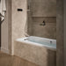 KOHLER Archer 60" x 30" alcove Heated BubbleMassage air bath with Bask heated surface, left drain
