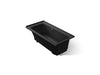 KOHLER K-1947-GHRW Archer 60" x 30" alcove Heated BubbleMassage air bath with Bask heated surface, right drain, black black