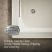 KOHLER K-1947-GHW Archer 60" x 30" drop-in Heated BubbleMassage air bath with Bask heated surface, biscuit - view 5
