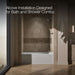KOHLER K-1947-HRA Archer 60" x 30" alcove heated whirlpool bath, right drain, ice grey - view 2