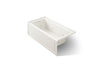 KOHLER Archer 60" x 30" alcove whirlpool bath, left drain
