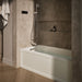 KOHLER Archer 60" x 30" alcove whirlpool bath, left drain
