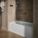 KOHLER K-1947-LAW Archer 60" x 30" alcove whirlpool bath with Bask heated surface, left drain, white - view 3