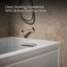 KOHLER K-1947-RAW Archer 60" x 30" alcove whirlpool bath with Bask heated surface, right drain, ice grey - view 4