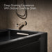 KOHLER K-1947-XGHRA Archer 60" x 30" alcove Heated BubbleMassage air bath and whirlpool, right drain, black black - view 4