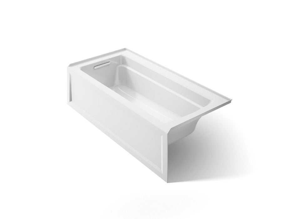 KOHLER K-1948-LA Archer 66" x 32" alcove bath, left drain