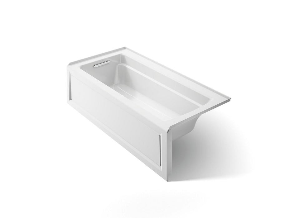 KOHLER K-1948-LAW Archer 66" x 32" alcove bath with Bask heated surface, left drain