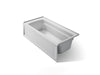 KOHLER Archer 66" x 32" alcove bath, right drain