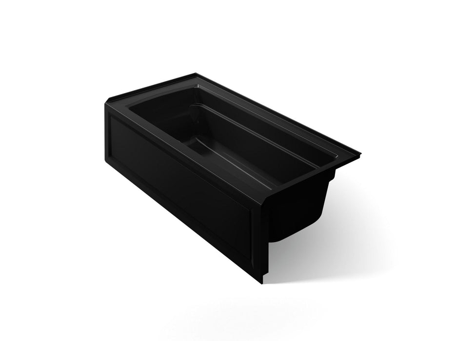 KOHLER Archer 66" x 32" alcove bath with Bask heated surface, right drain