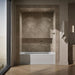 KOHLER K-1948-RAW Archer 66" x 32" alcove bath with Bask heated surface, right drain, ice grey - view 5