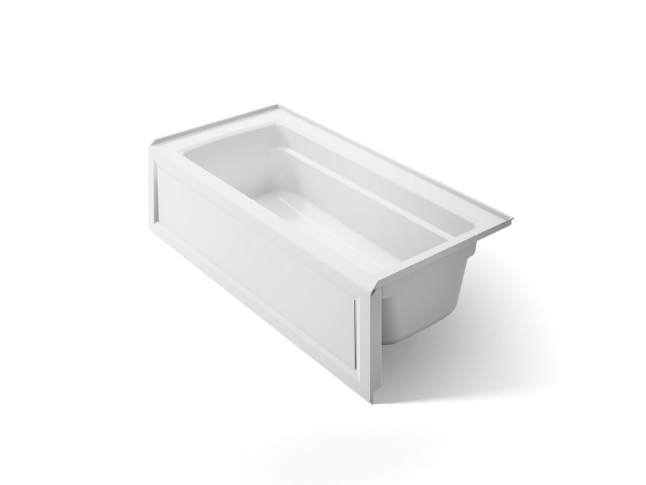 KOHLER Archer 66" x 32" alcove bath with Bask heated surface, right drain