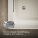 KOHLER K-1948-W1 Archer 66" x 32" drop-in bath with Bask heated surface, biscuit - view 5