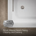 KOHLER K-1948-W1 Archer 66" x 32" drop-in bath with Bask heated surface, white - view 3