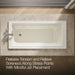 KOHLER K-1949 Archer 66" x 32" drop-in whirlpool, biscuit - view 5